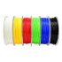 PLA Filament Starterkit Set Wei&szlig;, Rot, Gelb, Gr&uuml;n, Blau &amp; Schwarz (6 x 0,33 kg) 1.75mm