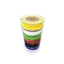 PETG Filament Starterkit Wei&szlig;, Rot, Gelb, Gr&uuml;n, Blau &amp; Schwarz (6 x 0,33 kg) 1.75 mm