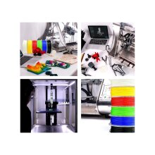 PETG Filament Starterkit Wei&szlig;, Rot, Gelb,...