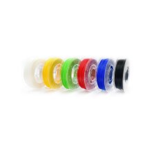 PETG Filament Starterkit Wei&szlig;, Rot, Gelb, Gr&uuml;n, Blau &amp; Schwarz (6 x 0,33 kg) 1.75mm