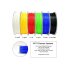 PETG Filament Starterkit Wei&szlig;, Rot, Gelb, Gr&uuml;n, Blau &amp; Schwarz (6 x 0,33 kg) 1.75mm