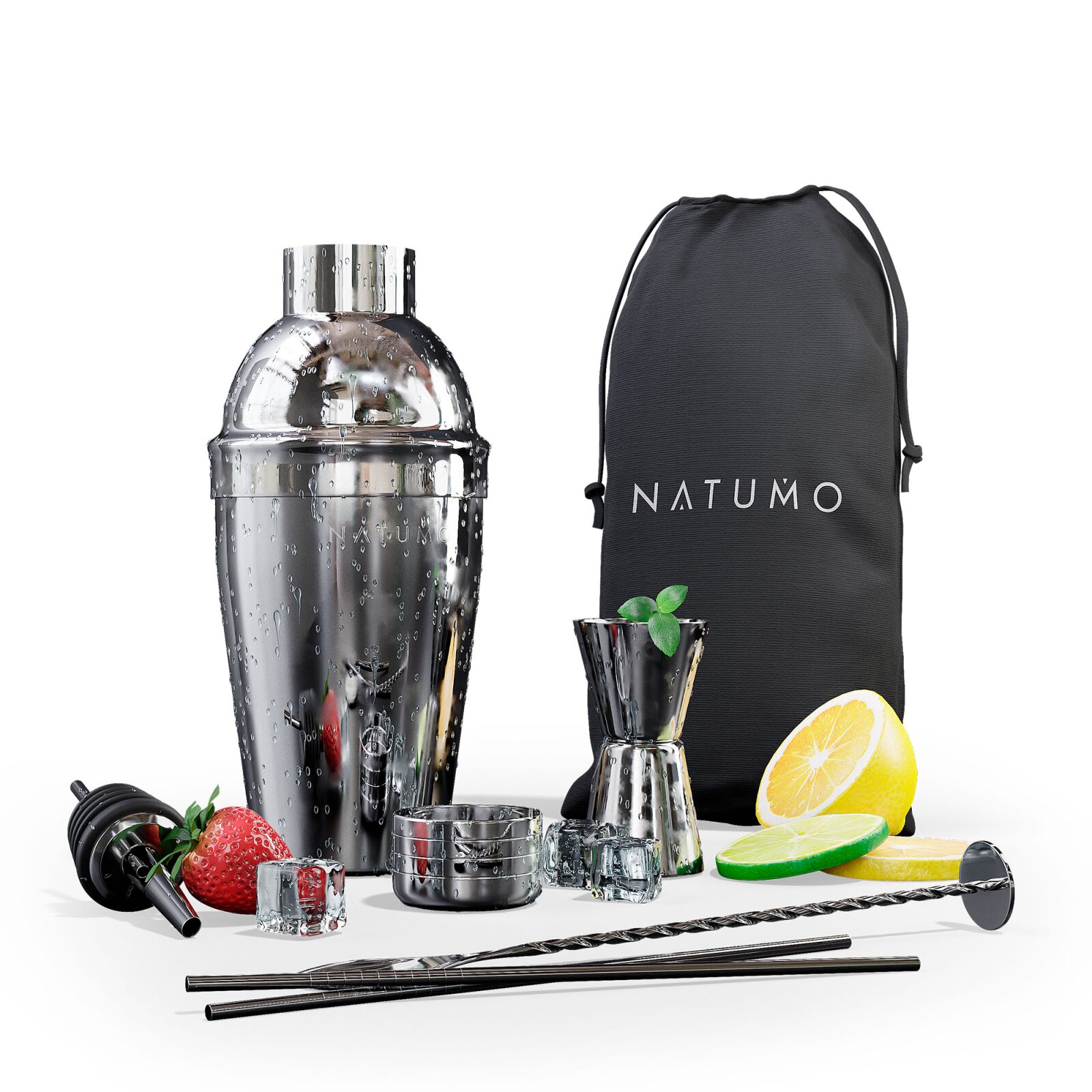 NATUMO® Camping-Geschirr Besteck aus Edelstahl - Rostfreies Besteckse,  24,90 €