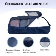 NATUMO Koffer Organizer Set  5-teilig, 4 Kleidertaschen +...