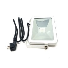 30 Watt UV LED Schwarzlicht Strahler COB Flaches wei&szlig;es Geh&auml;use mit Stecker