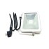 30 Watt UV LED Schwarzlicht Strahler COB Flaches wei&szlig;es Geh&auml;use mit Stecker