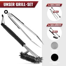 NATUMO Grillzubeh&ouml;r-Set - Grillzange und...