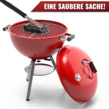 NATUMO Grillzubeh&ouml;r-Set - Grillzange und Grillb&uuml;rste