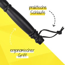 NATUMO Grillb&uuml;rste Dreieckig 30cm mit Edelstahlborsten