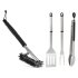 NATUMO Grillbesteck 4er Set Edelstahl, Lange Grillzange,Grillb&uuml;rste, Wender und Grillgabel. Grill-Zubeh&ouml;r rostfrei&hellip;