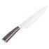 NATUMO Profi-K&uuml;chenmesser/ Santokumesser mit extrem scharfer Klinge, Hochwertiges Edelstahl Kochmesser mit Holzgriff (32,5 cm)