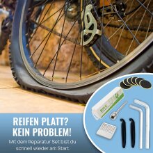 VELO ELEMENTS Fahrradst&auml;nder 24-28 Zoll, H&ouml;henverstellbarer Fahrrad Seitenst&auml;nder, Universal Bike Stand f&uuml;r Mountainbike, Rennrad, Trekking-Rad