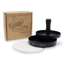 NATUMO Burgerpresse Set aus Hamburgerpresse und Burger...