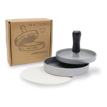 NATUMO Burgerpresse Set aus Hamburgerpresse und Burger...