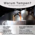 NATUMO Espresso Tamper  mit Holzgriff, Siebtr&auml;ger Zubeh&ouml;r, Kaffe Tamper Set Holz mit Tampermatte - verschiedene Gr&ouml;&szlig;en