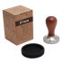 NATUMO Espresso Tamper  mit Holzgriff, Siebtr&auml;ger Zubeh&ouml;r, Kaffe Tamper Set Holz mit Tampermatte - verschiedene Gr&ouml;&szlig;en