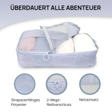 NATUMO Koffer Organizer Set  5-teilig, 4 Kleidertaschen +...